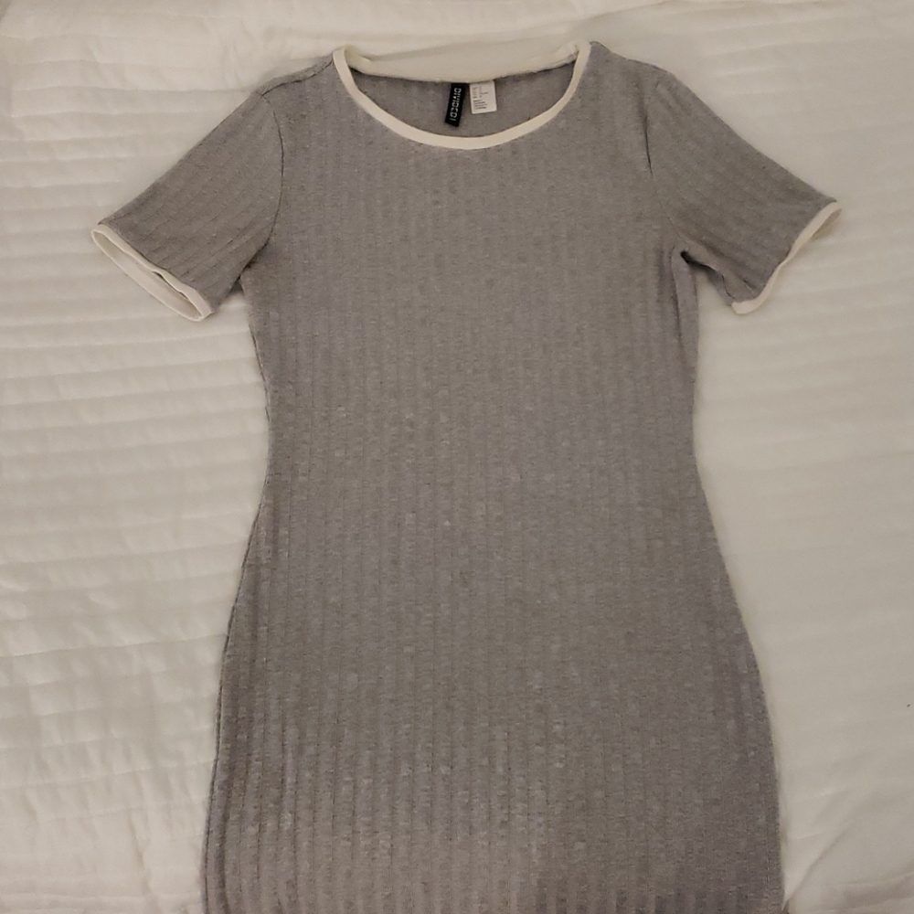 H&M Grey Tight Fitted Dress